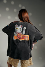 Load image into Gallery viewer, SABBI CHAMPANGE TATTOO TEE - BLACK