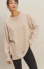 Load image into Gallery viewer, Mineral Washed Drop Shoulder Long Sleeve T-Shirt