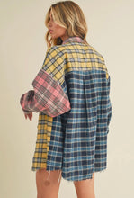 Load image into Gallery viewer, Multi Plaid Flannel Shirt