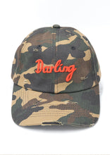 Load image into Gallery viewer, FAR MER. By Whitney DISTRESSED CAMO DARLING CAP