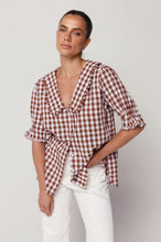 Load image into Gallery viewer, Rosie Top - Chocolate Gingham