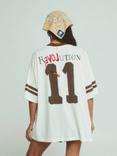 Load image into Gallery viewer, SABBI THE VERY OVERSIZED LOVE REVOLUTION TEE - OFF WHITE
