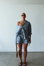 Load image into Gallery viewer, By Billie CHLOE COTTON SHORT - CORNFLOWER