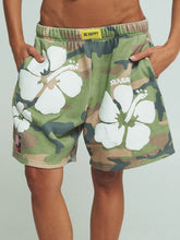 Load image into Gallery viewer, SABBI THE HAPPY HIBISCUS SHORTS - CAMO