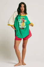 Load image into Gallery viewer, SABBI THE DANCE RAGLAN TEE - GREEN