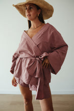 Load image into Gallery viewer, By Billie LUELLA COTTON KIMONO - PINK CHECK