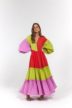 Load image into Gallery viewer, La Bohème Girls Leilani Maxi Candy Stripe