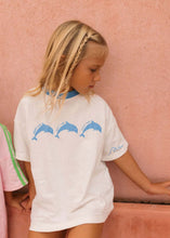 Load image into Gallery viewer, NU NATIVES FEELIN’ FREE dolphin tee ~ kids