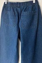 Load image into Gallery viewer, LE BON SHOPPE GARDENER'S PANTS - BLUE DENIM