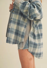 Load image into Gallery viewer, Plaid Flannel Shirt - Blue Multi