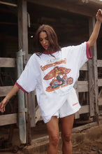 Load image into Gallery viewer, SABBI THE VERY OVERSIZED FLYING MERMAID TEE - WHITE