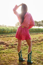 Load image into Gallery viewer, SABBI THE LINEN BOXER SHORTS - PINK