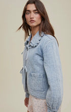 Load image into Gallery viewer, Quilted Denim Jacket