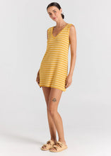 Load image into Gallery viewer, Poolside Paradiso - Surfside V Knit Dress - Sunshine