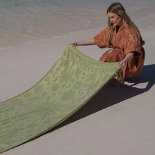 Load image into Gallery viewer, Solstice Matcha Beach Towel