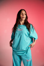 Load image into Gallery viewer, SABBI THE VERY OVERSIZED STANDOUT TEE - FLURO BLUE