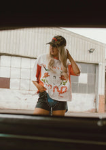 Load image into Gallery viewer, FAR MER. By Whitney DISTRESSED CAMO DARLING CAP