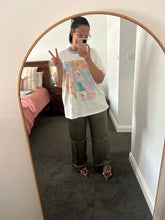 Load image into Gallery viewer, Olive Woven Satin Wide Leg Pants