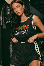 Load image into Gallery viewer, SABBI LACE BOXER SHORTS - BLACK