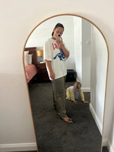 Load image into Gallery viewer, Olive Woven Satin Wide Leg Pants