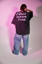 Load image into Gallery viewer, SABBI NO DRAMA LLAMA TEE - BLACK ACID WASH