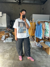 Load image into Gallery viewer, Acid Wash Barrel Pants Black