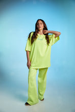 Load image into Gallery viewer, SABBI THE VERY OVERSIZED STANDOUT TEE - FLURO LEMON