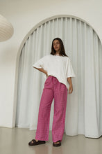 Load image into Gallery viewer, Bobbi Pant | Gingham Magenta