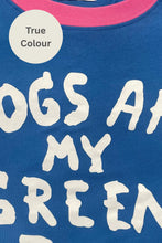 Load image into Gallery viewer, SABBI THE VERY OVERSIZED GREEN FLAG TEE - BLUE