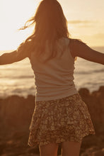 Load image into Gallery viewer, SABBI THE SEAS THE DAY RA-RA SKIRT - MOCHA