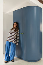 Load image into Gallery viewer, Hall Store ANDI LONG SLEEVE BLUE/BROWN