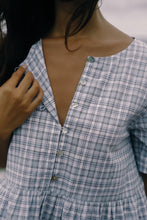 Load image into Gallery viewer, BARE ROAD DARCEY MIDI DRESS in Cloud Plaid