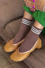 Load image into Gallery viewer, LE BON SHOPPE GIRLFRIEND SOCKS - MAHOGANY