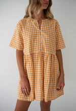 Load image into Gallery viewer, BARE ROAD - DARCEY DRESS in Clementine Gingham