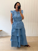 Load image into Gallery viewer, Peter Bill Bindi Top - Gold Buttons
