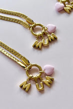 Load image into Gallery viewer, MUM CHARM NECKLACE PALE PINK
