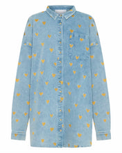 Load image into Gallery viewer, La Bohème Girls Clyde Shirt Denim Hearts