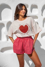 Load image into Gallery viewer, Etta Short | Gingham Ruby