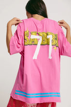 Load image into Gallery viewer, SABBI THE VERY OVERSIZED LIFE IS SHORT TEE - PINK