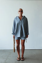 Load image into Gallery viewer, By Billie CHLOE COTTON SHORT - CORNFLOWER