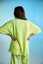 Load image into Gallery viewer, SABBI THE VERY OVERSIZED STANDOUT TEE - FLURO LEMON
