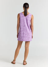 Load image into Gallery viewer, Mai Tai V Tunic Towelling Dress - Lilac