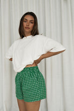 Load image into Gallery viewer, Etta Short | Gingham Emerald