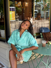 Load image into Gallery viewer, Cotton Beach & Bathrobe - Mint