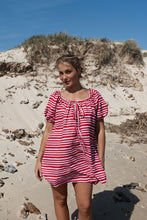 Load image into Gallery viewer, The Betty Dress | Striped Red + Pink