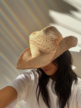 Load image into Gallery viewer, Sunday's Raffia Hat Natural