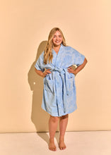 Load image into Gallery viewer, K. Juliet Long Cotton Beach & Bathrobe - Blue