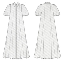 Load image into Gallery viewer, La Bohème Girls Peyton Midi Dress Denim Cloud