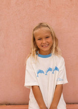 Load image into Gallery viewer, NU NATIVES FEELIN’ FREE dolphin tee ~ kids