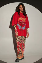 Load image into Gallery viewer, SABBI CHAMPAGNE TATTOO TEE - RED